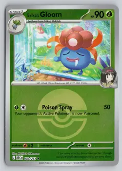 ERIKA'S GLOOM (POKE BALL) 002/217 ME: ASCENDED HEROES POKEMON REVERSE HOLO NM - Image 1