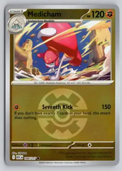 MEDICHAM (QUICK BALL) 104/217 ME: ASCENDED HEROES POKEMON REVERSE HOLO NM - Image 1