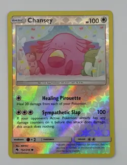 Chansey - 152/214 - Holo Rare Reverse - Lost Thunder - Pokemon TCG Card - NM - Image 1