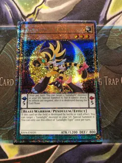 *** LUNALIGHT TIGER *** QUARTER CENTURY SECRET RARE RA04-EN020 YUGIOH! - Image 1