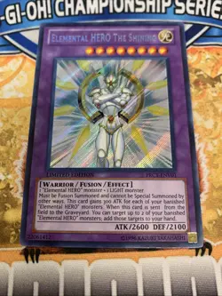 Yugioh Elemental Hero the Shining PRC1-ENV01 NM - Image 1