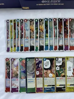 2024 One Piece English OP-08 Complete Set R Rare Foil 28 Cards Electric Luna (A) - Image 4