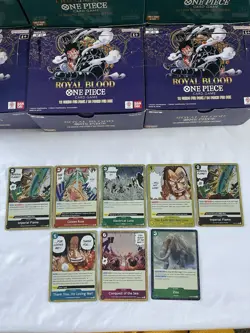 2024 One Piece English OP-08 Complete Set R Rare Foil 28 Cards Electric Luna (A) - Image 5