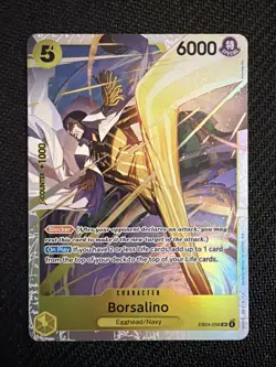 One Piece TCG - Borsalino EB04-058 SR Foil - Near Mint - Image 1