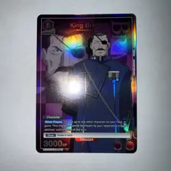 King Bradley Fullmetal Alchemist Union Arena Rare Parallel JP UA37ST/FMA-1-113 R - Image 1