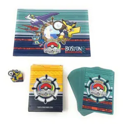 Pokemon World Championships 2015 Boston Pikachu Pin Booklet Deck Box Card Bundle - Image 1