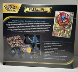 Pokemon TCG Elite Trainer Box Mega Evolution Promo Card Lucario & Riolu - Image 2