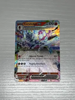 Pokemon TCG Ceruledge EX 036/191 Surging Sparks Double Rare Card (NM Condition) - Image 1