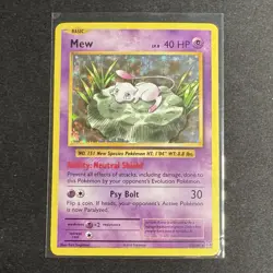 Pokemon Mew Evolutions Holo Rare 53/108 40 HP Basic English Psychic Card - Image 1