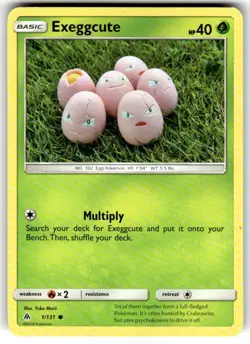Exeggcute 1/131 Common Yuka Morii SM - Forbidden Light Pokemon Card - Image 1