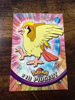 Pokemon Card - Pidgeot #18 - Topps Series 1 - Black Logo MP-HP - Image 1