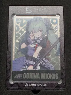 Zenless Zone Zero SILVER Corin Wickes - LIMITED Anime Impulse 2025 Metal Card - Image 1