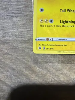 Pokemon Pikachu TCG Promo Card On the Ball Futsal, 001/005 Sealed - Image 3