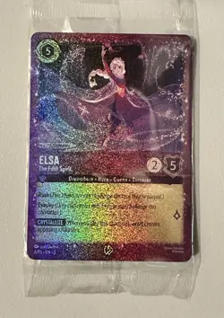 Disney Elsa - The Fifth Spirit Promo Foil Card 6/P3 Lorcana Promo Cards Amethyst - Image 1