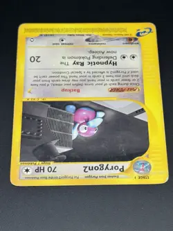 Pokemon TCG Porygon2 Aquapolis Non-Holo Rare Card 28/147 - Image 2