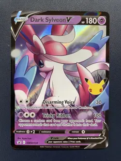 Dark Sylveon V Holofoil SWSH: Sword & Shield Promo Cards SWSH134 LP Pokemon TCG - Image 1