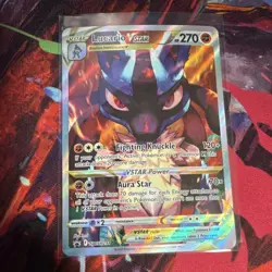 Pokemon Lucario VSTAR SWSH291 Sword & Shield Promo Holo 270HP Full Art Card - Image 1