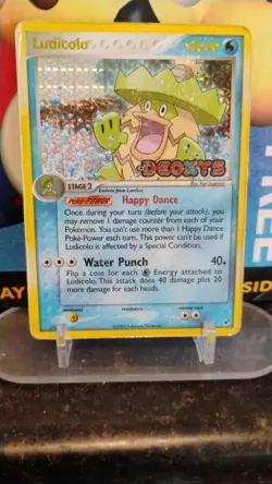 LUDICOLO ex Deoxys Stamped POKEMON Holo 2005 Trading Card 19/107 - Image 1