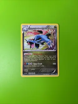 Salamence 64/101 Plasma Blast Holo Pokemon Card LP - Image 1