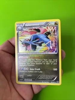 Salamence 64/101 Plasma Blast Holo Pokemon Card LP - Image 3