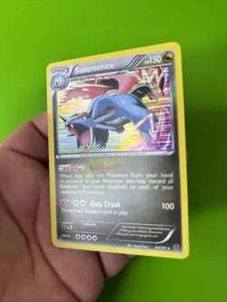 Salamence 64/101 Plasma Blast Holo Pokemon Card LP - Image 4