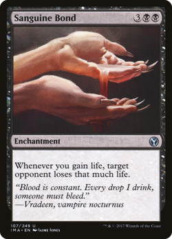 Sanguine Bond #107 (MP) Iconic Masters IMA Magic MTG - Image 1