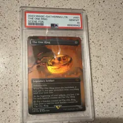 Wizards of the Coast MTG LTR The One Ring #451 Scene-Foil PSA 10 - Image 1