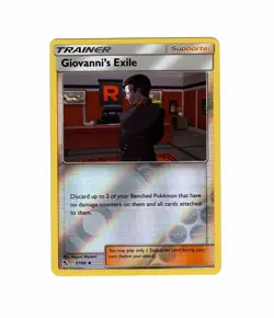 Giovanni's Exile 57/68 Hidden Fates Reverse Holo - Pokemon Card - Image 1