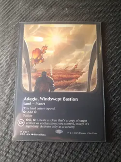 MTG - Adagia, Windswept Bastion, Borderless, Land, EOE, 277 - Image 1