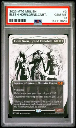 MTG MARCH OF THE MACHINE MULTIVERSE LEGENDS #3 ELESH NORN, GRAND CENOBITE PSA 10 - Image 1
