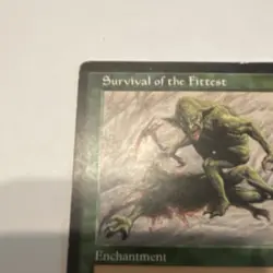Magic the Gathering Survival of the Fittest Exodus Signed/DAMAGED - Image 2