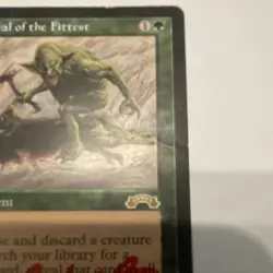 Magic the Gathering Survival of the Fittest Exodus Signed/DAMAGED - Image 4