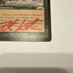 Magic the Gathering Survival of the Fittest Exodus Signed/DAMAGED - Image 5