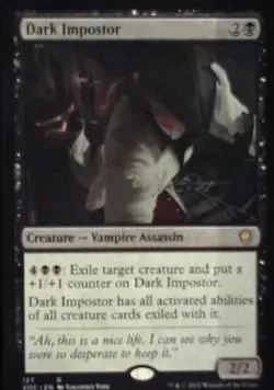 Dark Impostor - Commander: Innistrad: Crimson Vow: #127, MTG Nm R239 - Image 1