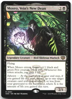 Moseo, Vein's New Dean 91 Rare Secrets of Strixhaven Magic: The Gathering NM - Image 1