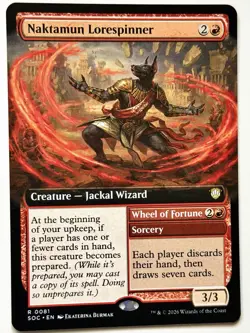 Naktamun Lorespinner (Extended Art) R 81 | Commander: Secrets of Strixhaven SOC - Image 1