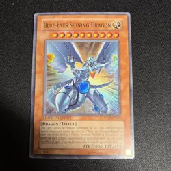 Vintage YUGIOH Card Lot, Limited Edition, First Edition, Blue-Eyes, LP - Image 4