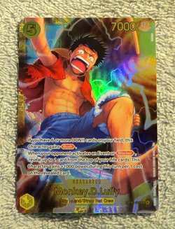 Monkey D Luffy OP15-119 SEC Full Art Textured - Piece Adventure on Kami's Island - Image 3