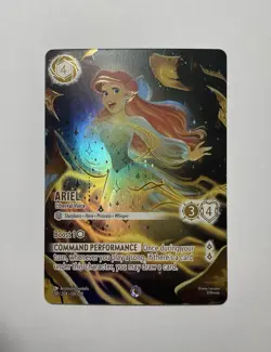 2025 DISNEY LORCANA WHISPERS IN THE WELL ICONIC #241/204 ARIEL ETHEREAL VOICE - Image 1