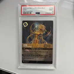 Disney Lorcana Kida Protector of Atlantis 206/204 Enchanted PSA 9 MINT - Image 1