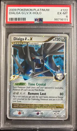 PSA 6 Dialga Lv X 122127 Platinum 2009 Pokemon Card - Image 1