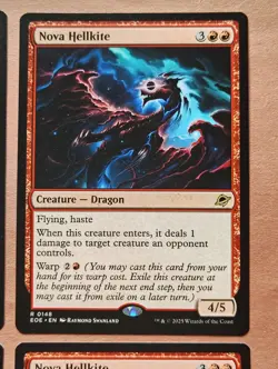 4x Nova Hellkite **NEAR MINT** **UNPLAYED** MTG - Image 3