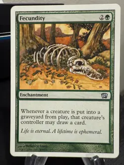 MTG Magic the Gathering 8th Edition Fecundity - Image 1