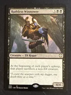 1x Ruthless Winnower (010) Commander: Kaldheim (KHC) LP MTG Magic the Gathering - Image 1