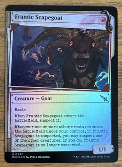 MTG Murders at Karlov Manor, Frantic Scapegoat - Showcase Foil - Image 1