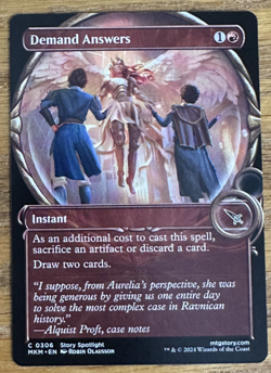 MTG Murders at Karlov Manor, Demand Answers - Story Spotlight - Showcase - Image 1
