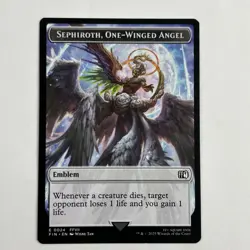 Sephiroth, One-Winged Angel / Robot Warrior Token - (#12) Regular - FF - Mtg - Image 1