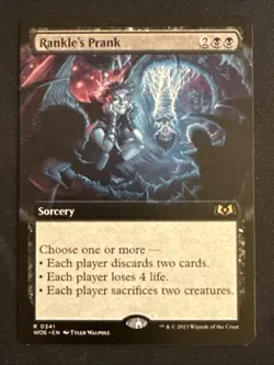 1x Rankle's Prank (0341) Extended Art Wilds Of Eldraine LP MTG Magic x1 MKE - Image 1