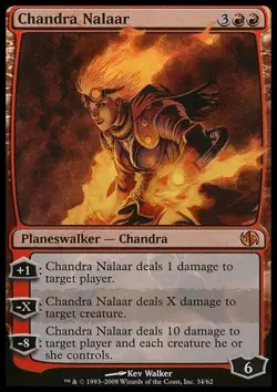 MTG Magic - Chandra Nalaar - Duel Deck: Jace vs. Chandra - Foil Near Mint - Image 1