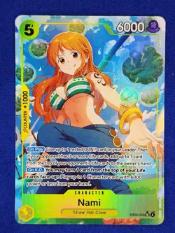 Nami (053) (Alternate Art) EB03-053 One Piece Extra Booster: Heroines Edition NM - Image 1